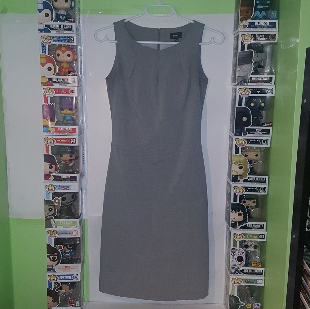 👗 [2/$25] MEXX WOMENS GREY SLEEVELESS DRESS SIZE 34 👗